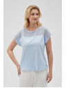 Moodo Világoskék női póló Moodo