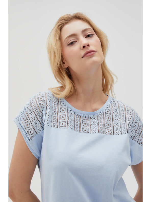 Moodo Világoskék női póló Moodo