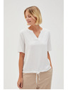 Moodo Fehér női blúz megkötővel