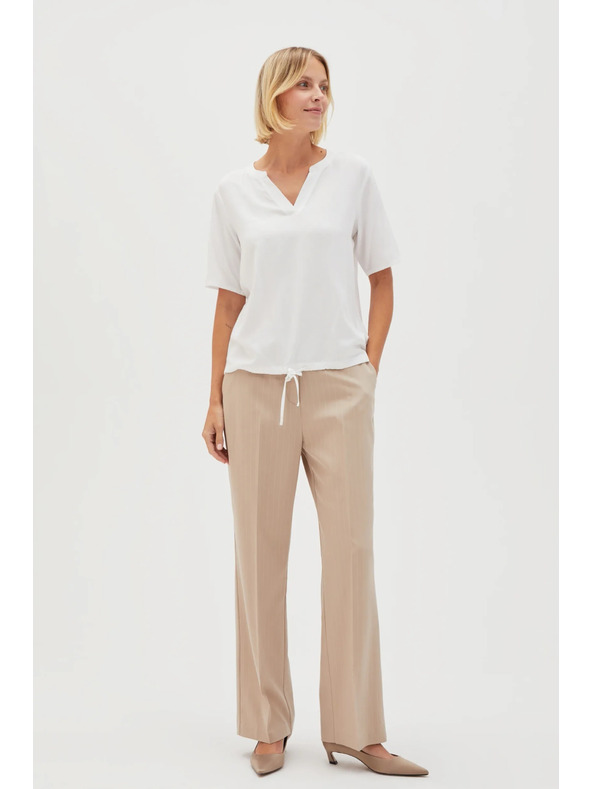 Moodo Fehér női blúz megkötővel