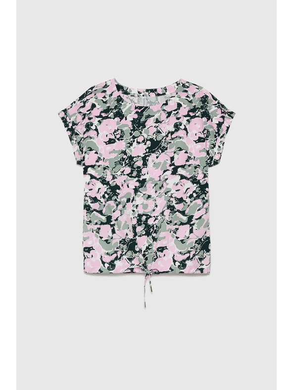 Moodo Rózsaszín női blúz megkötővel