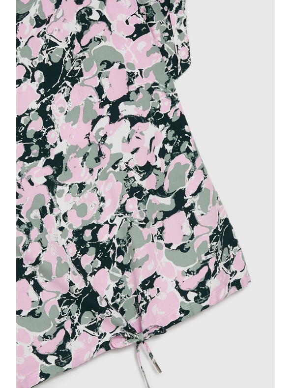 Moodo Rózsaszín női blúz megkötővel