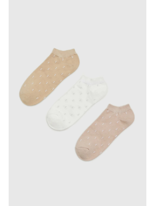 Moodo Fehér női zokni