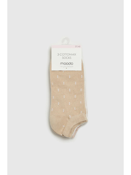 Moodo Fehér női zokni