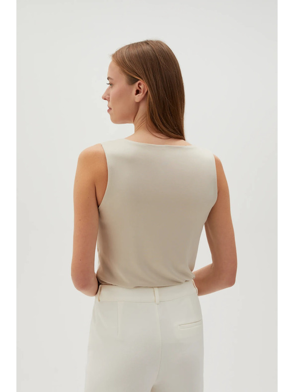 Moodo Bézs női top