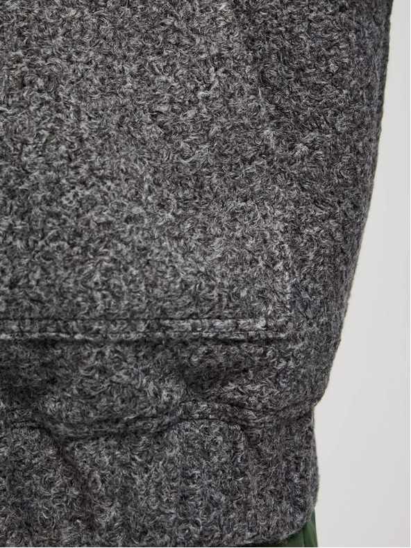 Moodo Szürke melírozott bomber