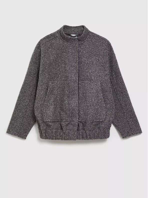 Moodo Szürke melírozott bomber