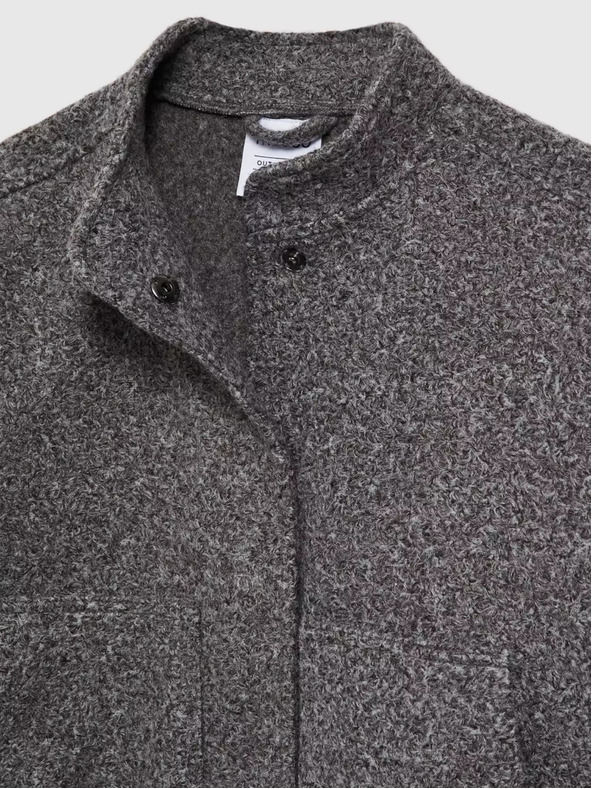 Moodo Szürke melírozott bomber