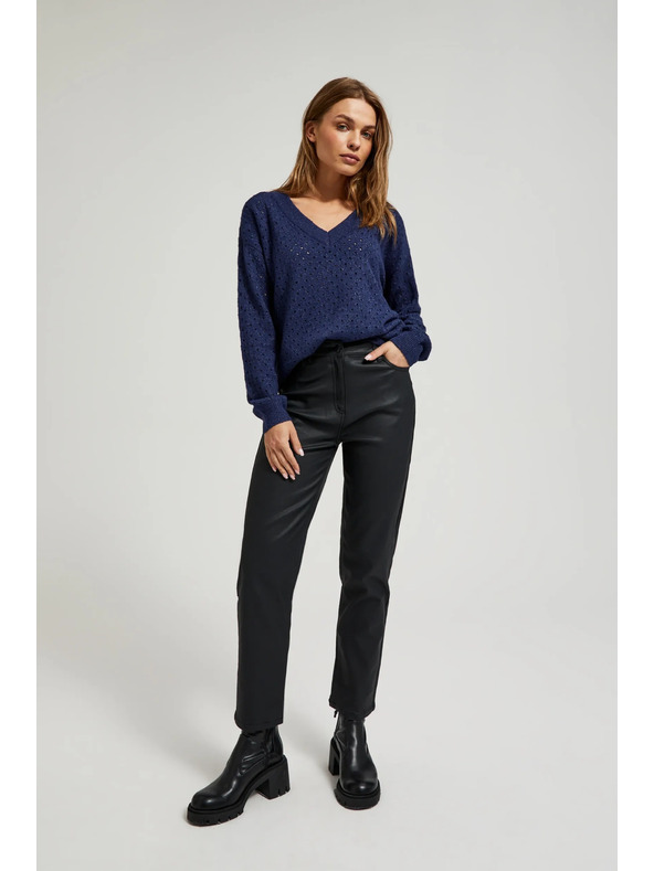 Moodo Fekete női nadrág