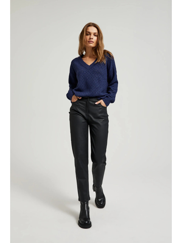 Moodo Fekete női nadrág