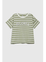 Moodo Olívazöld csíkos póló