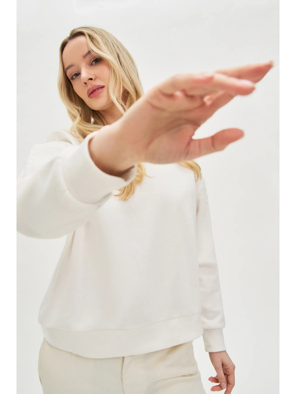 Moodo Fehér női pulóver