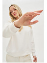 Moodo Fehér női pulóver