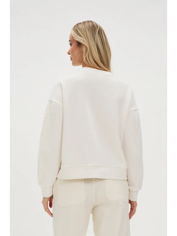 Moodo Fehér női pulóver