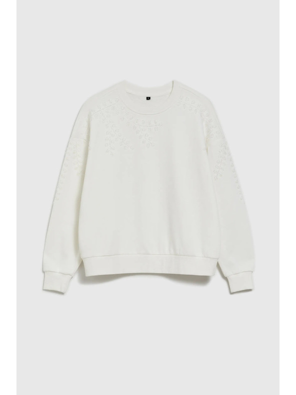 Moodo Fehér női pulóver