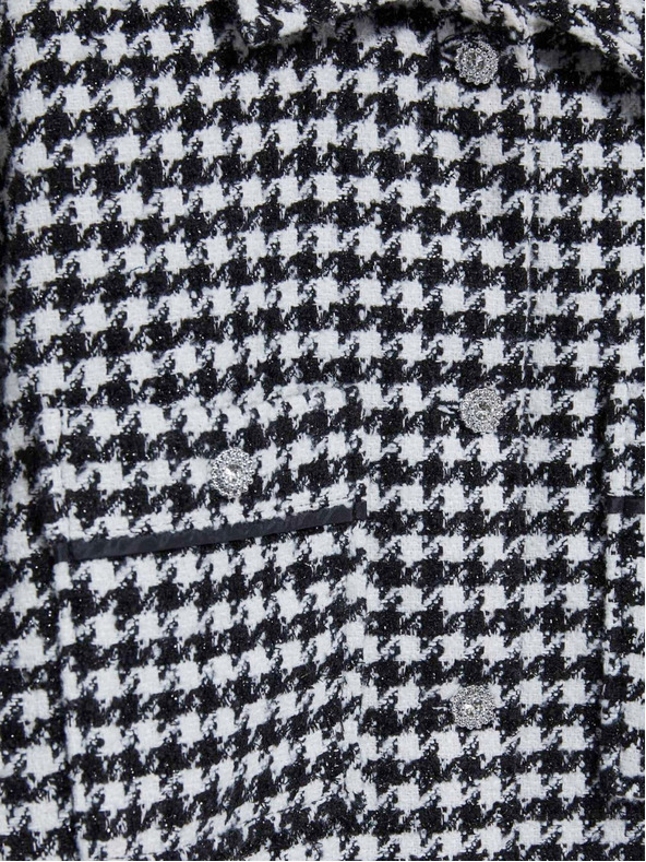 Moodo Fekete-fehér női dzseki