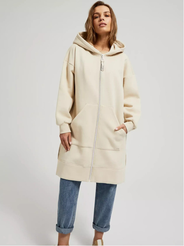 Moodo Bézs hosszú dzseki