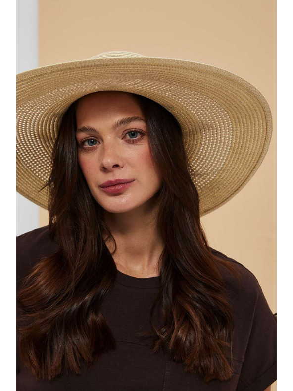 Moodo Világos bézs női kalap