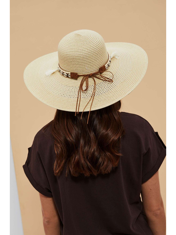 Moodo Világos bézs női kalap