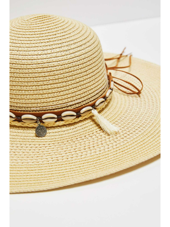 Moodo Világos bézs női kalap