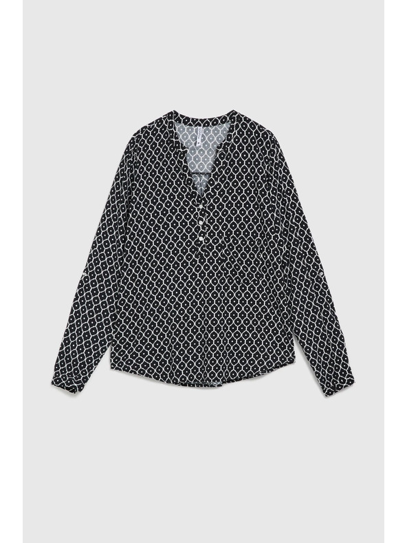 Moodo Fekete-fehér női ing