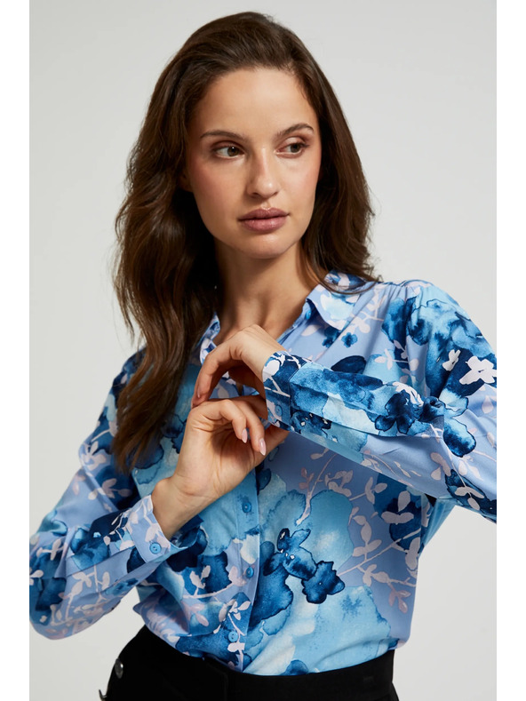 Moodo Sötétkék női ing