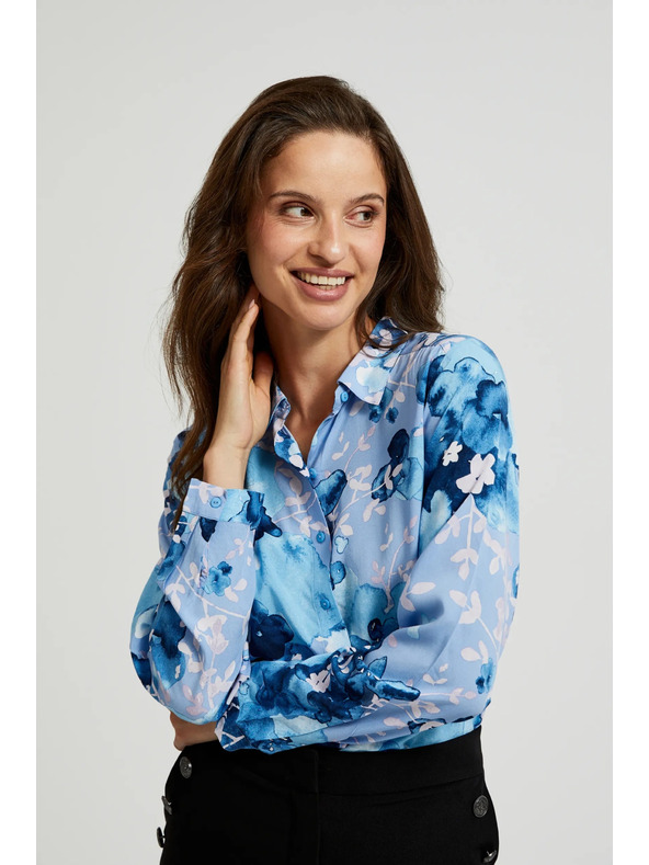 Moodo Sötétkék női ing