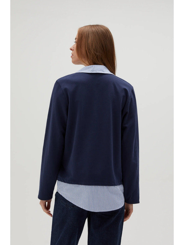 Moodo Sötétkék női pulóver