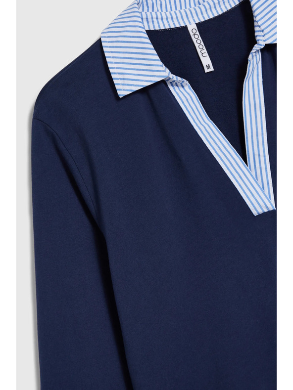 Moodo Sötétkék női pulóver