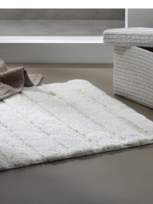 Kela Fürdőszobai szőnyeg Megan 100% pamut mohazöld 65,0x55,0x1,6cm KELA