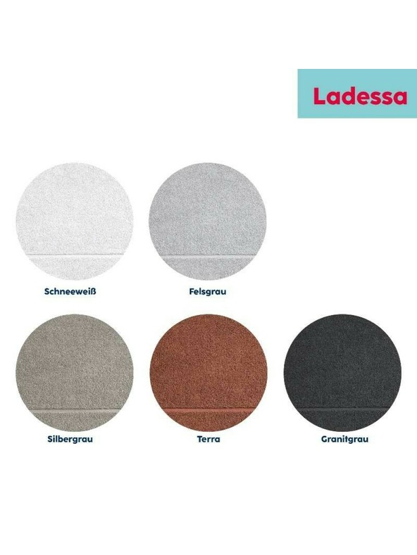 Kela Fürdőszobai szőnyeg Ladessa 70x50 cm pamut ezüst-szürke KELA