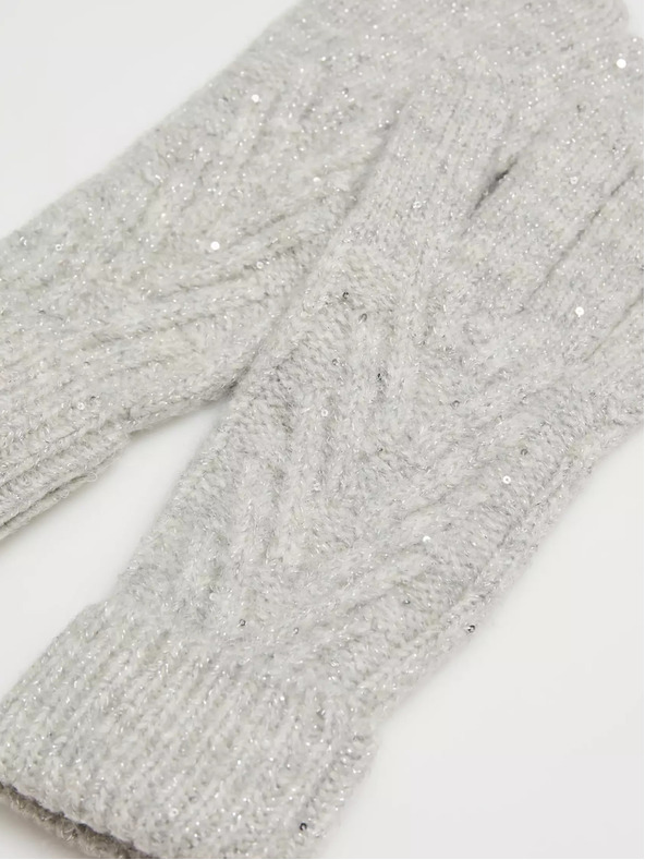 Moodo Szürke női kesztyű