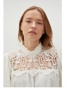 Moodo Fehér csipkés női blúz