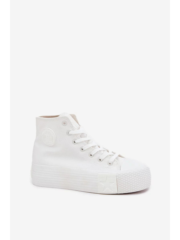 BIG STAR SHOES Big Star platformos vászon női sportcipő