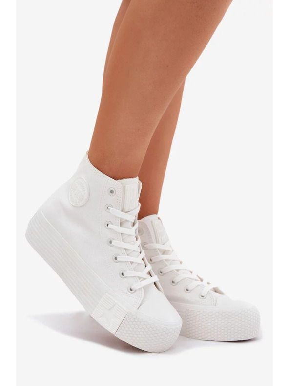 BIG STAR SHOES Big Star platformos vászon női sportcipő