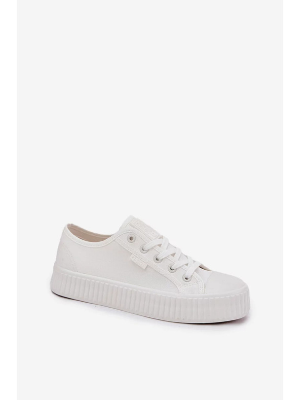 BIG STAR SHOES Big Star platformos vászon női sportcipő