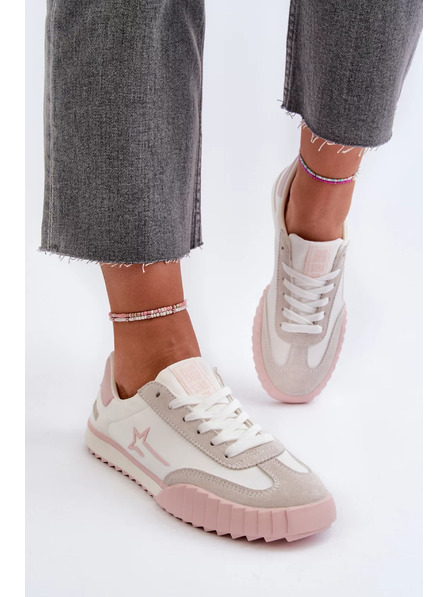 BIG STAR SHOES Big Star alacsony szárú rózsaszín női sportcipő