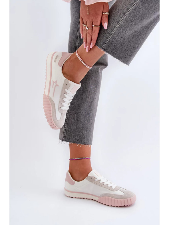 BIG STAR SHOES Big Star alacsony szárú rózsaszín női sportcipő