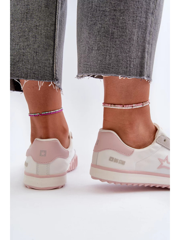 BIG STAR SHOES Big Star alacsony szárú rózsaszín női sportcipő