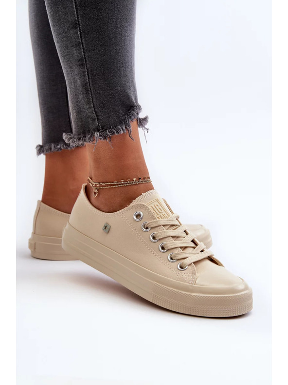 BIG STAR SHOES Klasszikus női tornacipő Big Star - Bézs
