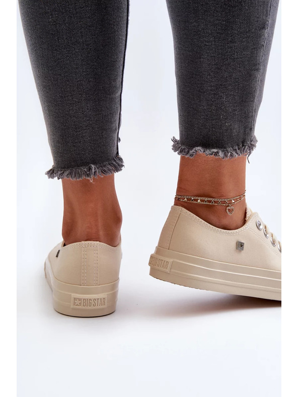 BIG STAR SHOES Klasszikus női tornacipő Big Star - Bézs