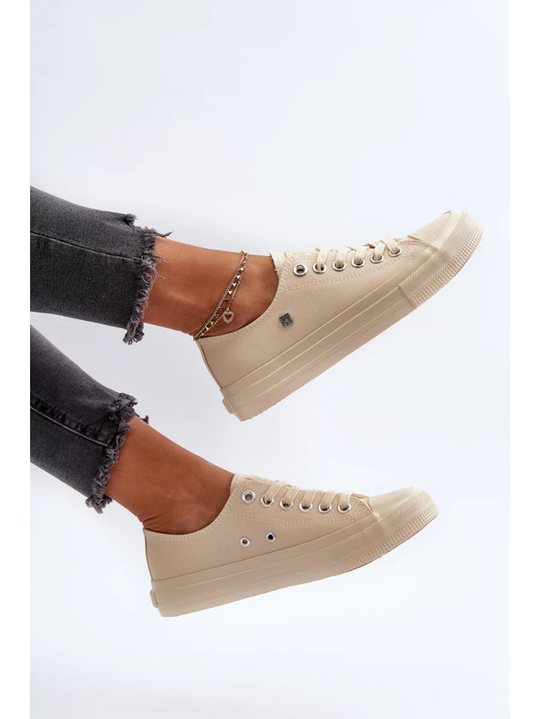 BIG STAR SHOES Klasszikus női tornacipő Big Star - Bézs