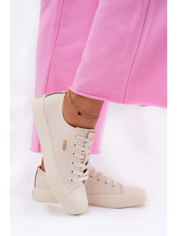 BIG STAR SHOES Női vászon tornacipő Big Star – bézs