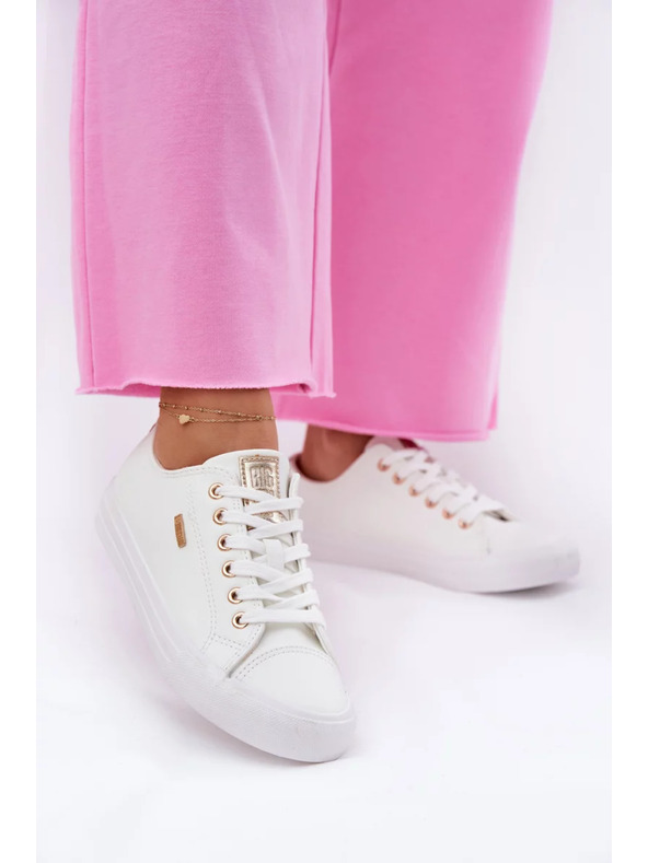 BIG STAR SHOES Női ECO bőr tornacipő Big Star – fehér