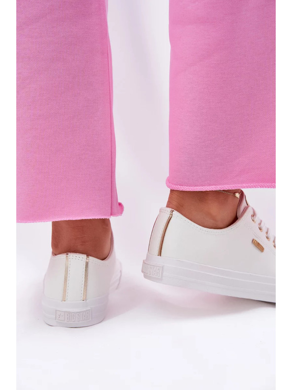 BIG STAR SHOES Női ECO bőr tornacipő Big Star – fehér