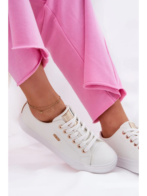 BIG STAR SHOES Női ECO bőr tornacipő Big Star – fehér