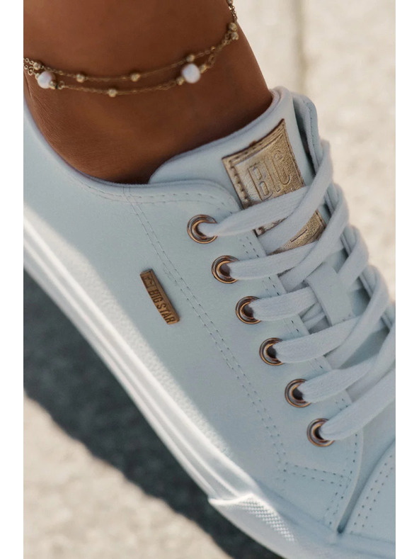 BIG STAR SHOES Női ECO bőr tornacipő Big Star – fehér