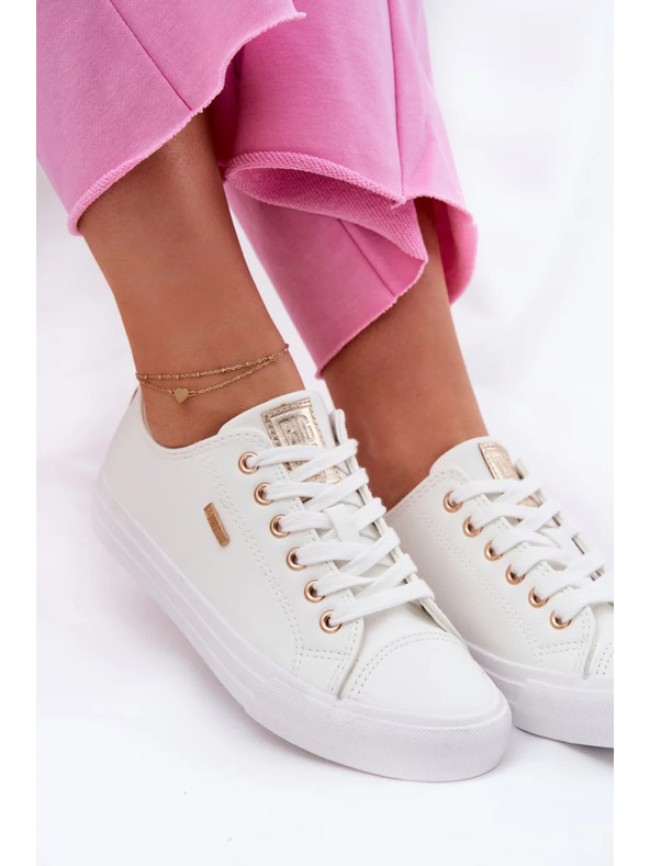 BIG STAR SHOES Női ECO bőr tornacipő Big Star – fehér