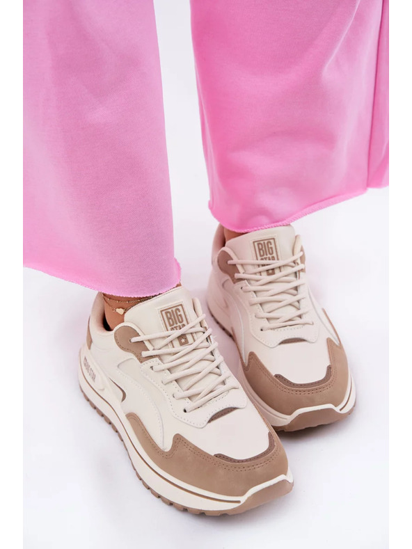 BIG STAR SHOES Női tornacipő Big Star HI-POLY SYSTEM – bézs