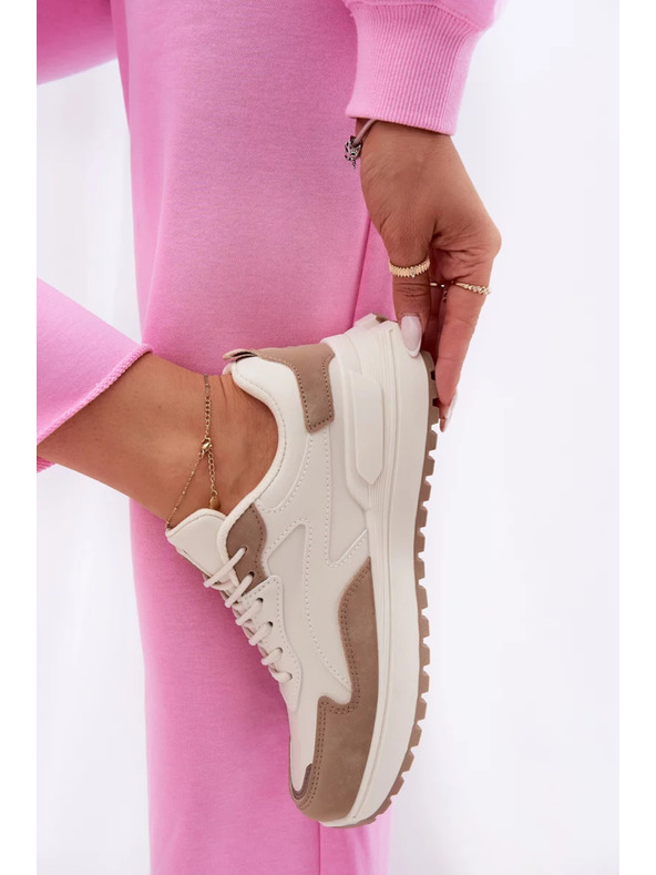 BIG STAR SHOES Női tornacipő Big Star HI-POLY SYSTEM – bézs